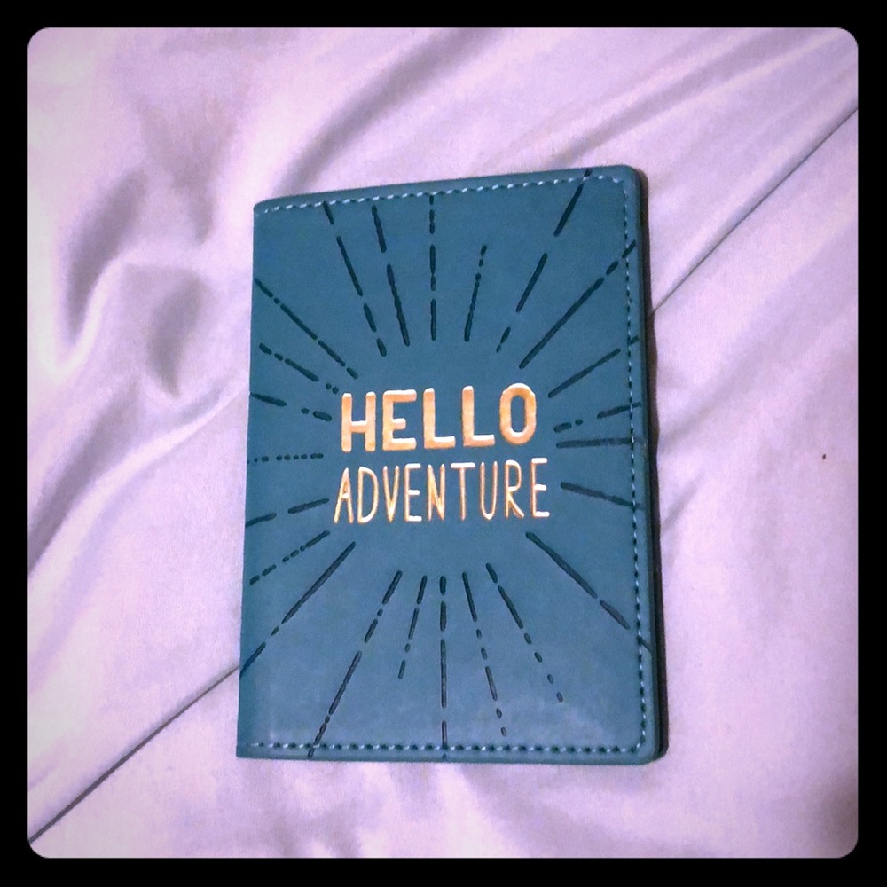 “Hello Adventure” Passport case